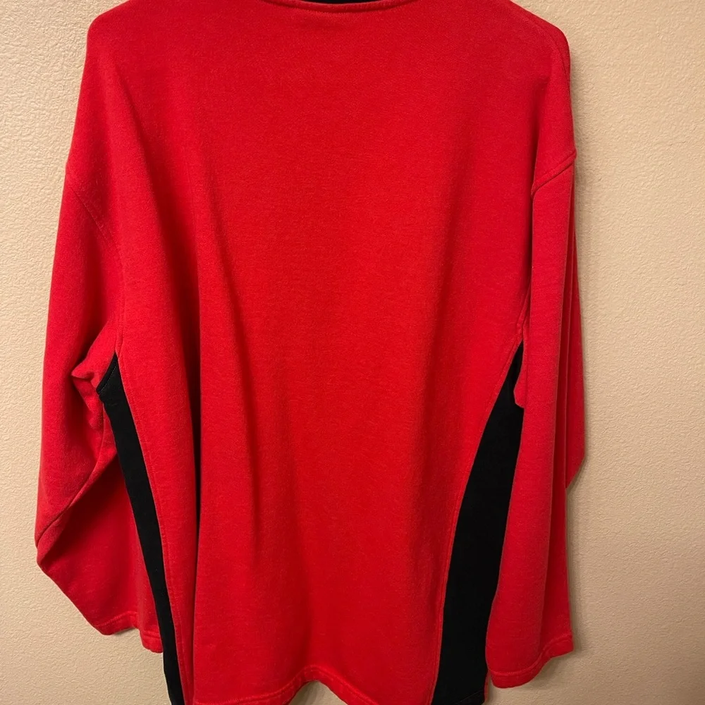 NFL Tampa Bay Buccaneers Red V-Neck Sweater